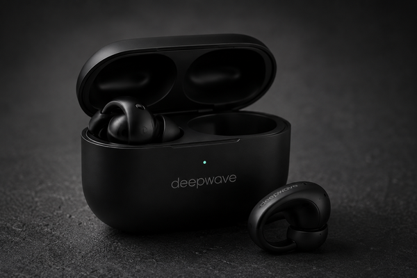 Deepwave OpenClip — Open-Ear Wireless Earbuds
